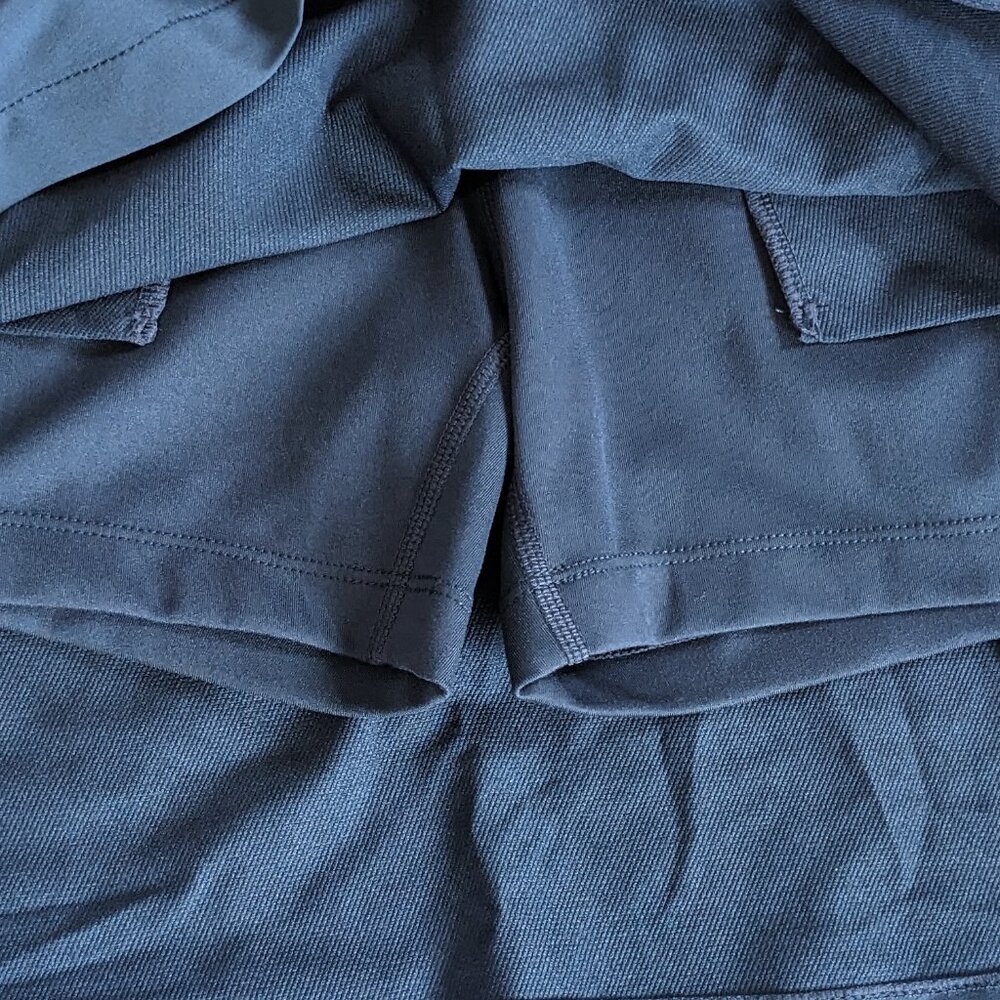 Zella Slate Blue Drawstring Athletic Skort - Picture 4 of 12
